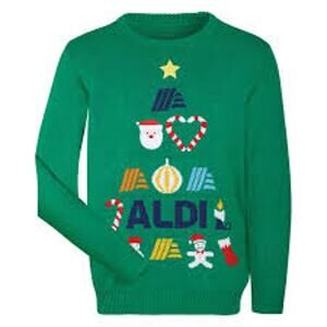ALDI GEAR 2024 Christmas Sweater Unisex Size XL Cozy Holiday Ugly Ltd Ed A21